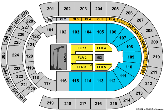 Nationwide Arena Martina McBride Seating Chart